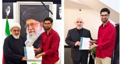 Nasir Khuehami meets Iranian Envoy, raises concerns over safety of Kashmiri, Indian students