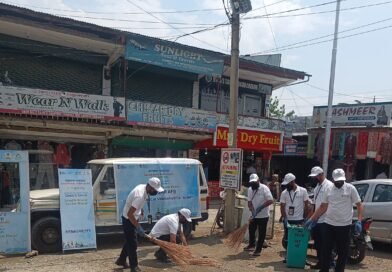 BPCL Srinagar AFS Launches Cleanliness Drive at Srinagar Airport Market Under