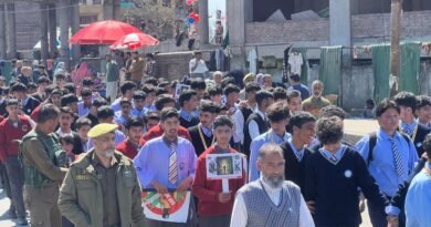 Anantnag Police Organises Drug Awareness Rally in the District