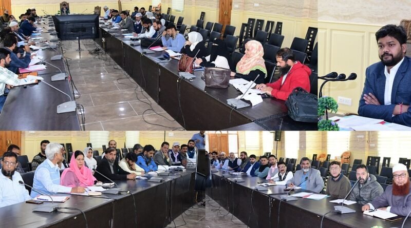 DC Ganderbal reviews functioning of PM Shri Schools