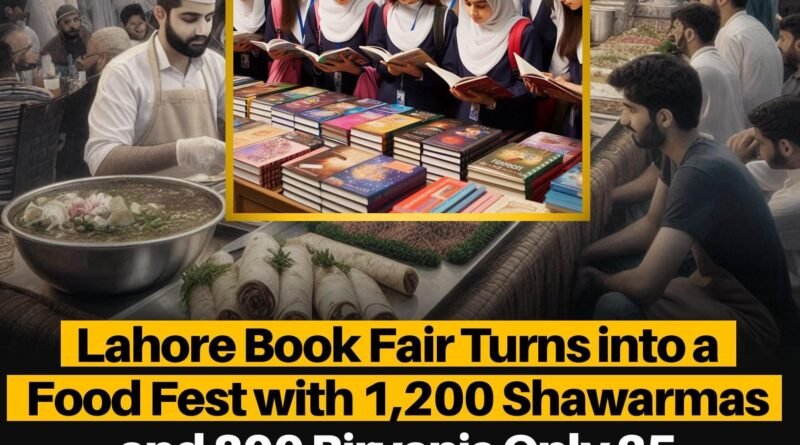 Lahore Book Fair Turns into a Food Fest with 1,200 Shawarmas and 800 Biryanis Sold