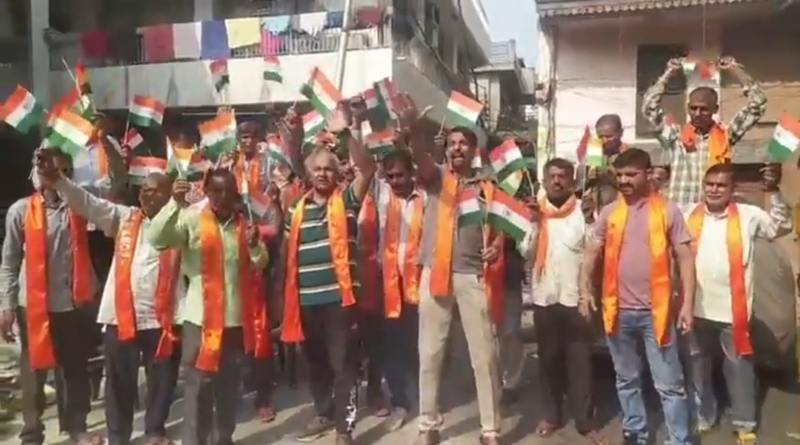 Shiv Sena Dogra Front holds protests in Jammu against Akhnoor militant attack